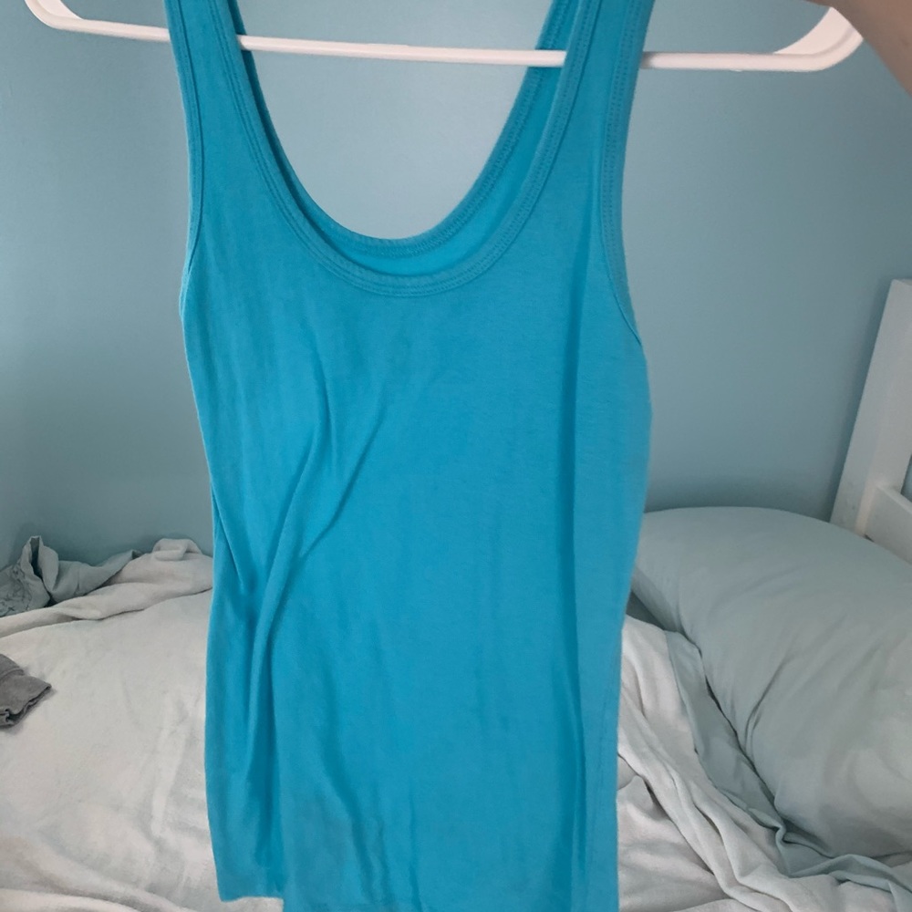 Blue tank top